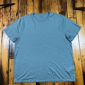 Vince Men’s XL Tee Shirt 100% Pima Cotton Soft Casual Minimalist Blue-Green